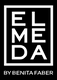 ELMEDA Logo Header White on Black
